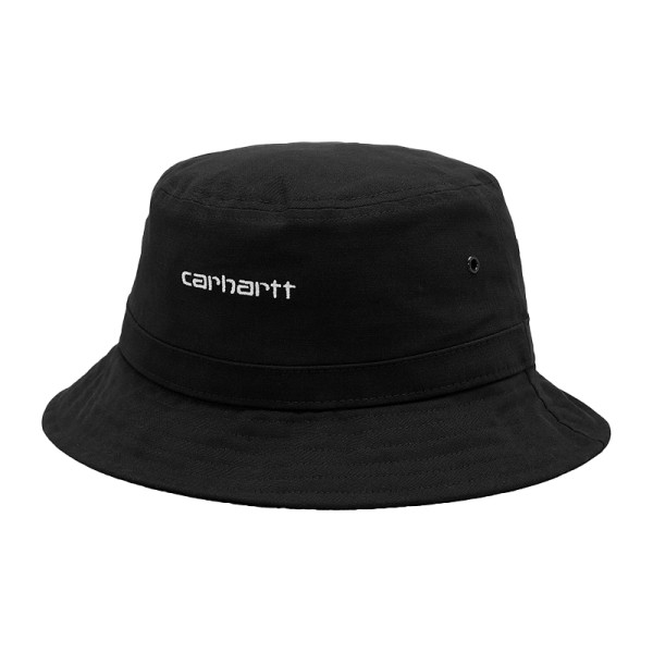 CARHARTT WIP SCRIPT BUCKET HAT | BLACK - WHITE